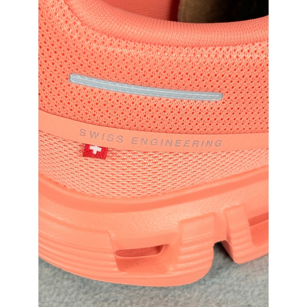 On Cloud 6 Running Sneakers Womens 9.5 Sunstone Orange Low Top - Picture 4 of 12